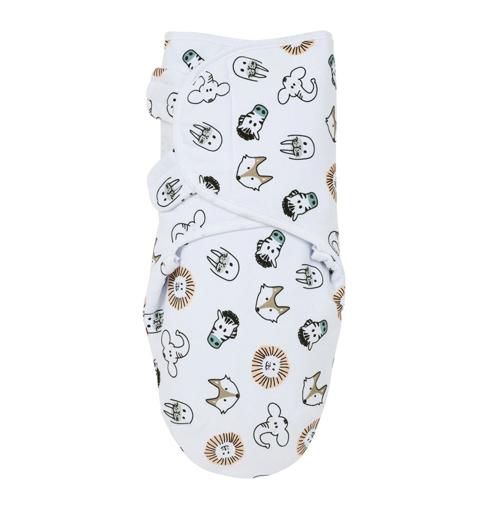Meyco Swaddle Animal Multicolour 0-3 μηνών