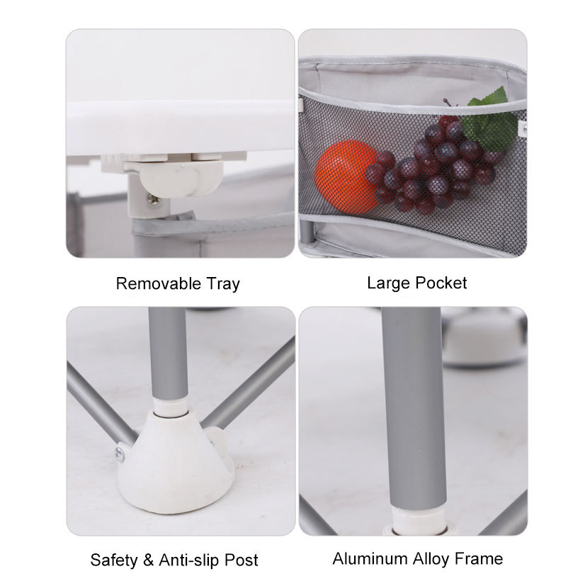 Babywise Pop Seat Booster - Grey