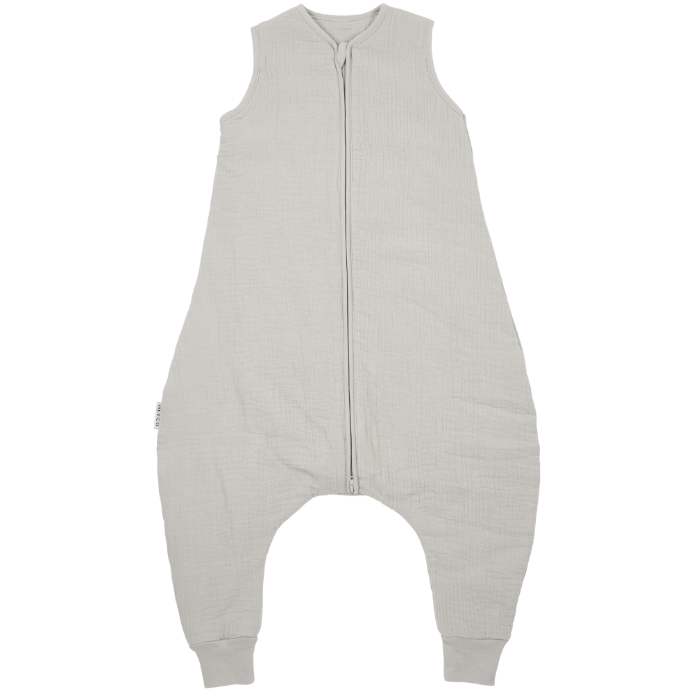 Meyco 100% Βαμβακερός Υπνόσακος με Ποδαράκια Muslin Greige (9 μηνών-5 ετών)