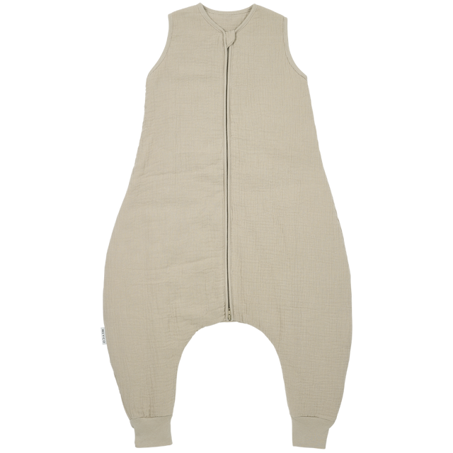 Meyco 100% Βαμβακερός Υπνόσακος με Ποδαράκια Muslin Sand (9 μηνών-5 ετών)
