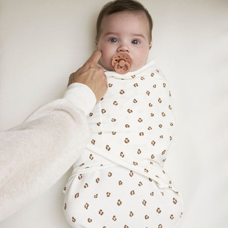 Meyco - Swaddle Mini Panther Ροζ απαλό 0-3 μηνών