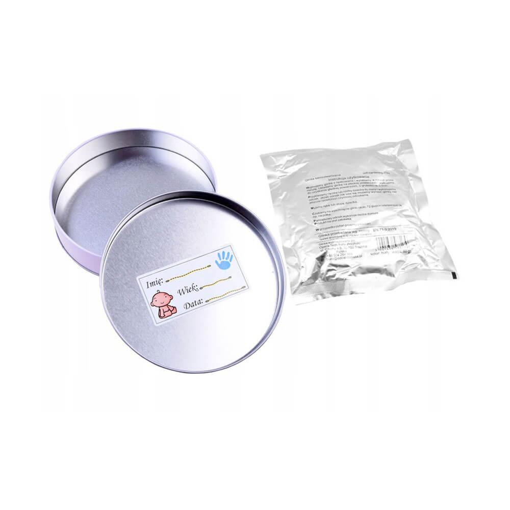 Αναμνηστικό Αποτύπωμα Round Tin Μπλε