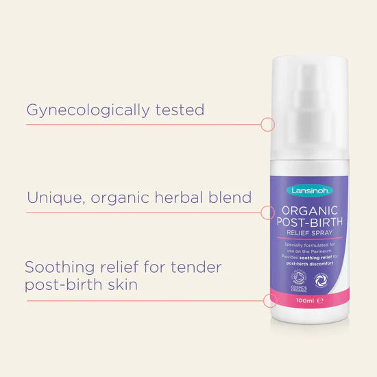 Lansinoh Οργανικό Σπρέι Ανακούφισης για μετά τον Τοκετό 100ml
