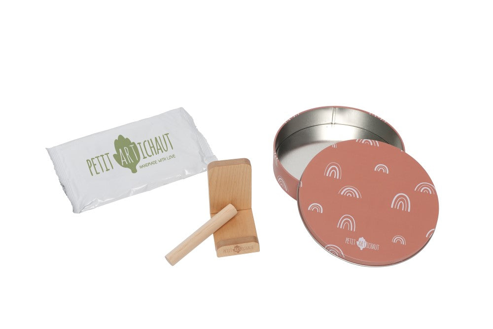 Baby Box Round - Rainbow Terracotta