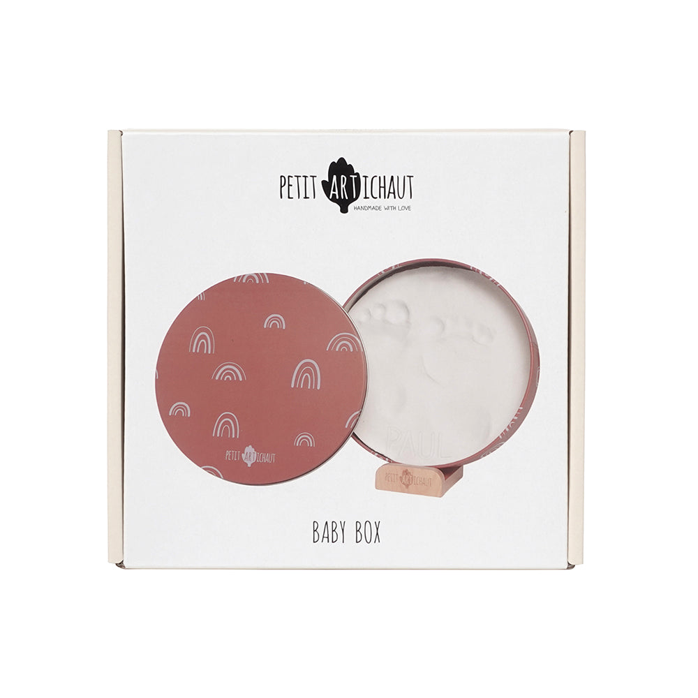 Baby Box Round - Rainbow Terracotta