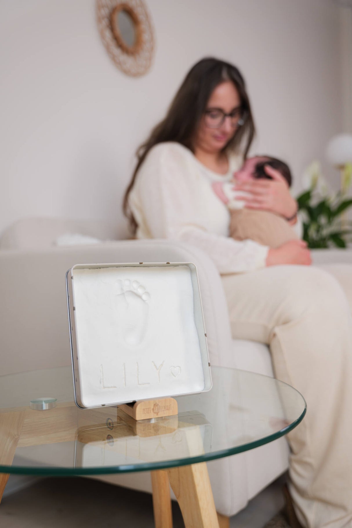 Baby Box Square - Pretty Hearts