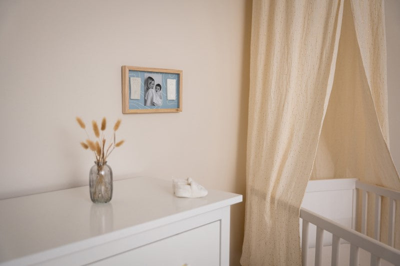 2 Prints Frame - Blue Abstract