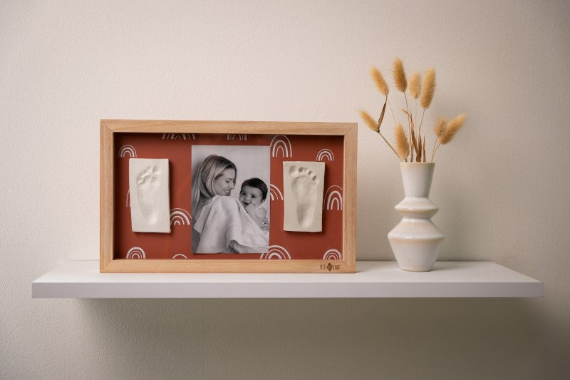 2 Prints Frame - Rainbow Terracotta