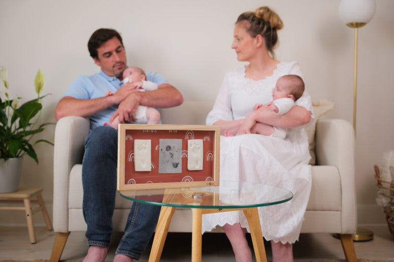 2 Prints Frame - Rainbow Terracotta