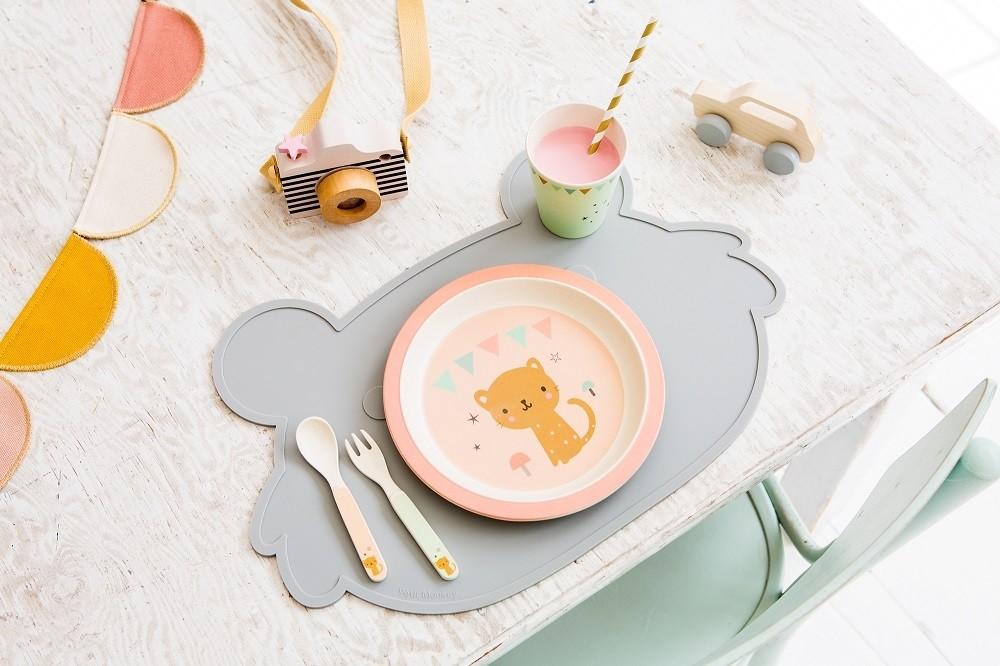 Petit Monkey – Koala Placemat Σιλικόνης Grey