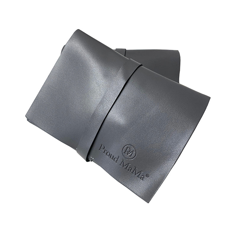 Proud Mama Bola pregnancy necklace Grey/Mint