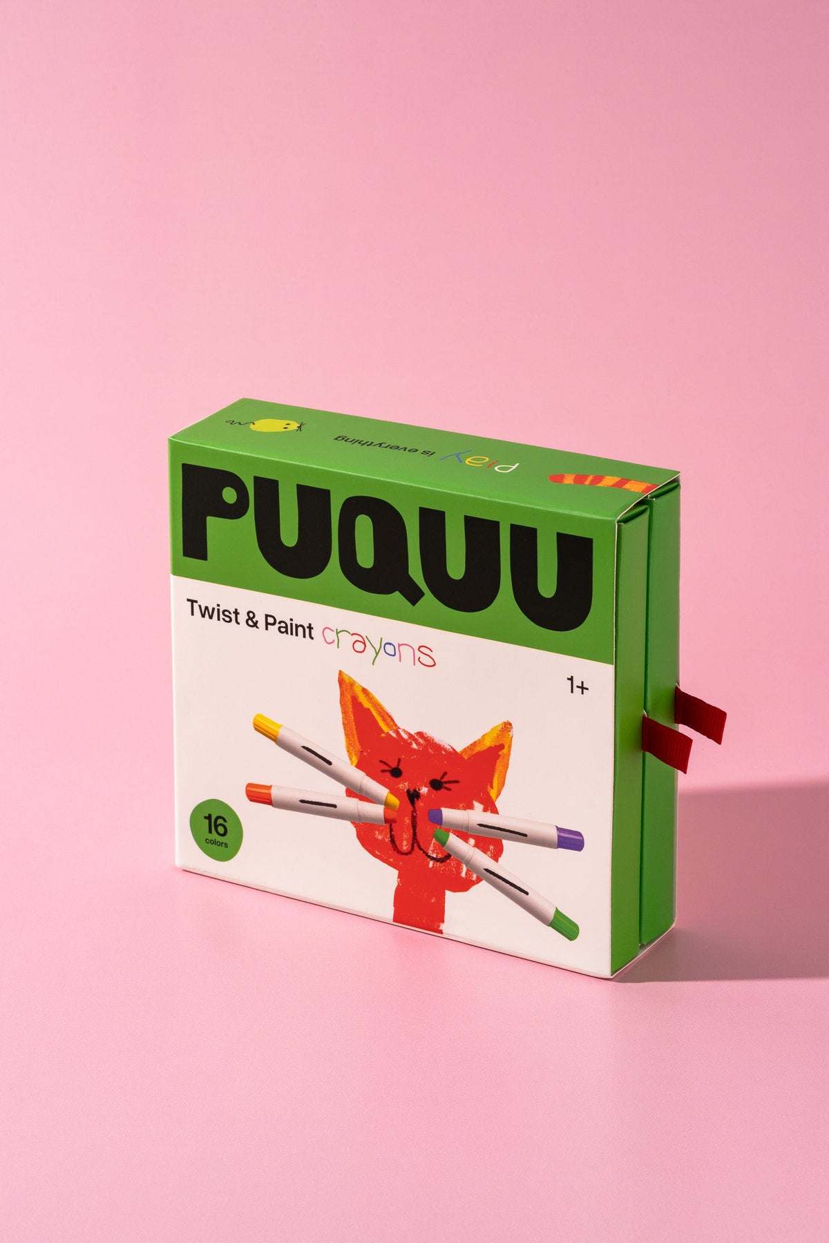 PUQUU Twist & Paint Crayons 16 χρώματα (1+)