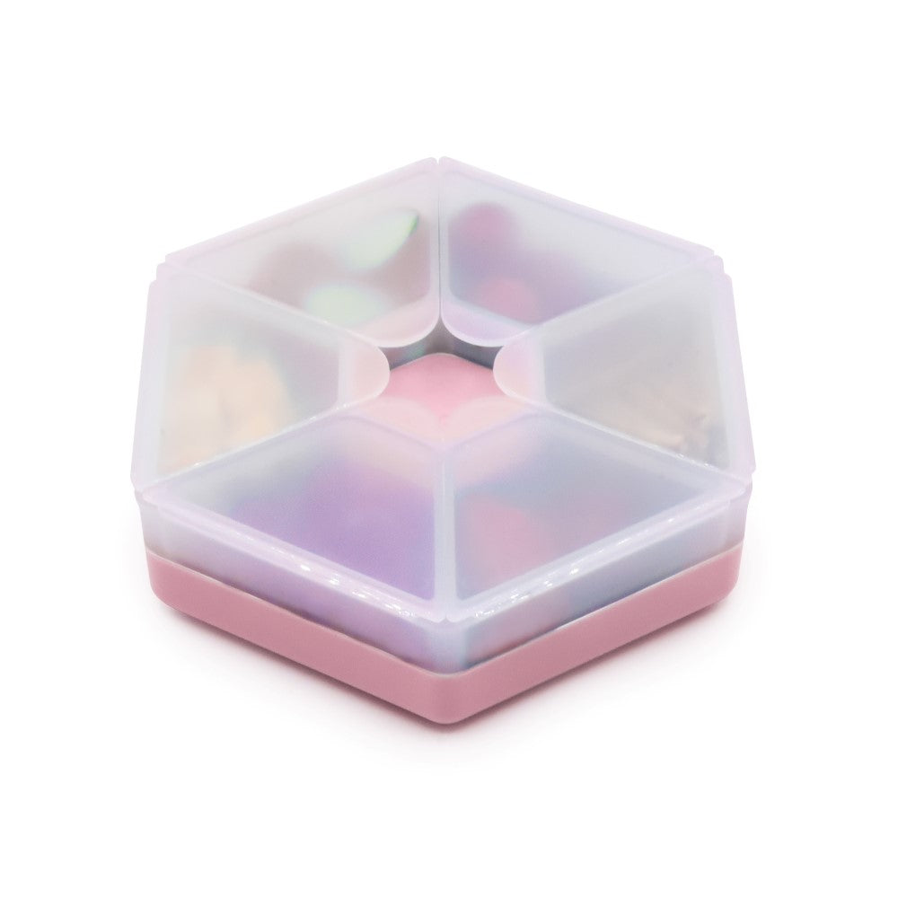Melii – Snackle Box Hexagon Pink