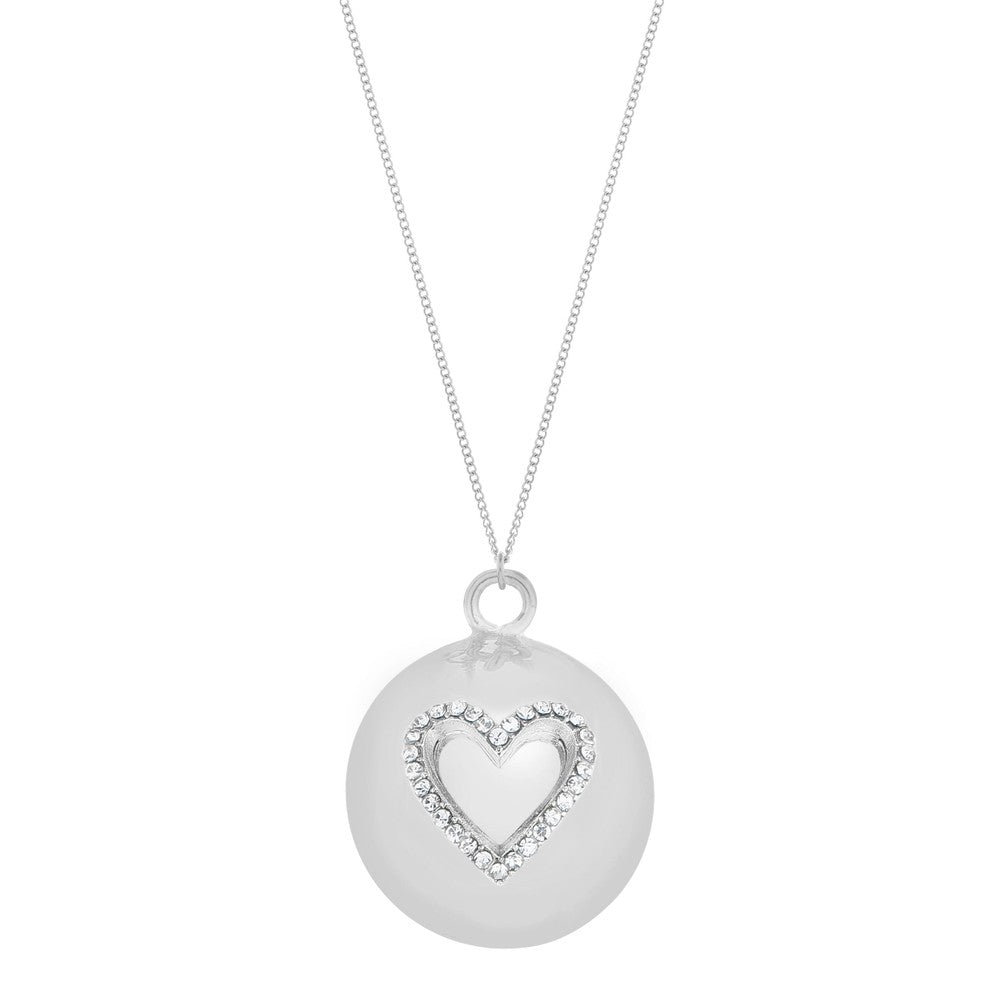 Proud Mama Lilo Heart Silver