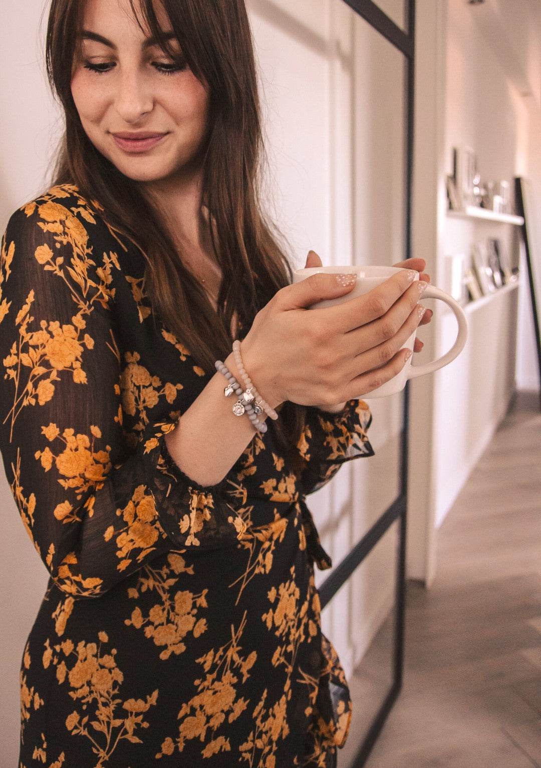 Proud Mama Βραχιόλι Χειροπέδα Mama Gold