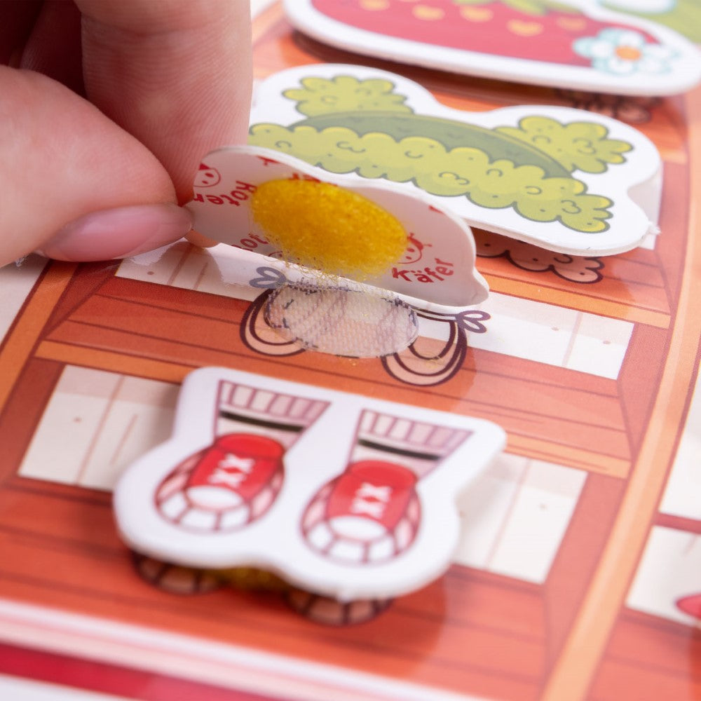 Busy Book με Velcro Φραουλόσπιτο