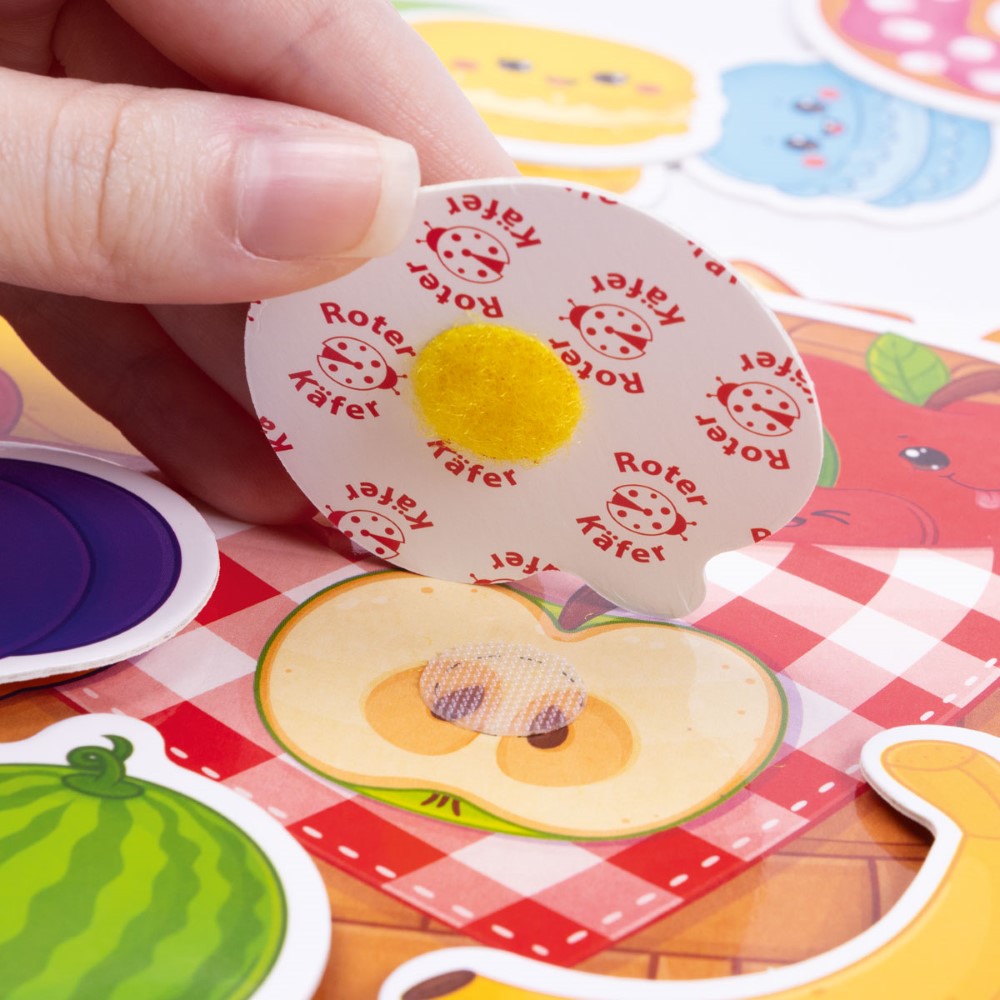 Busy Book με Velcro Ζωάκια Λιχουδιές