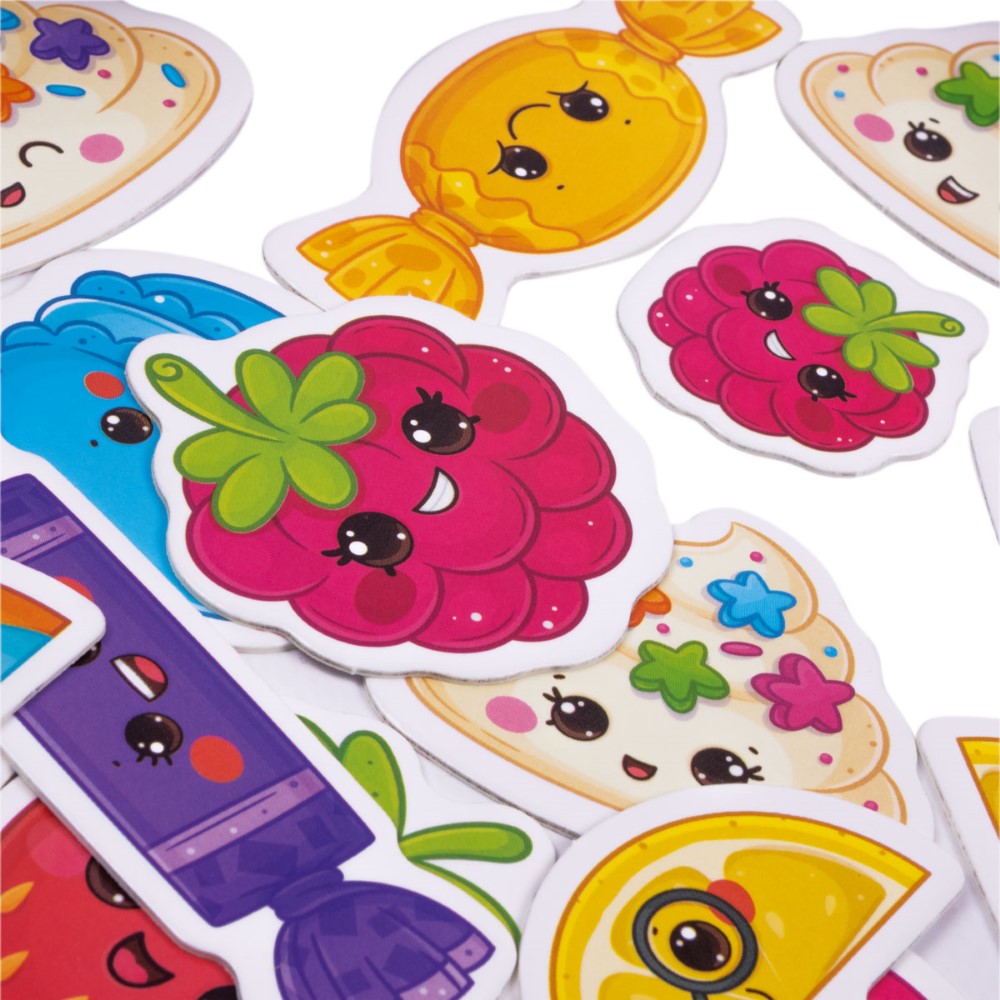 Busy Book με Velcro Ζωάκια Λιχουδιές