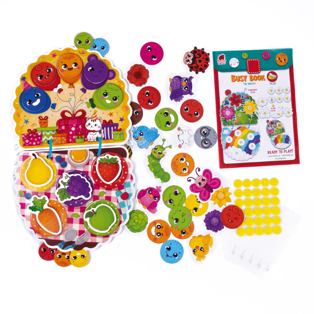 Busy Book με Velcro Φατσούλες