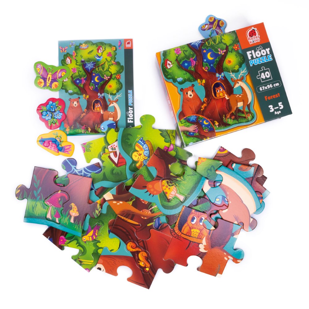 Παζλ Δαπέδου Ζώα του Δάσους