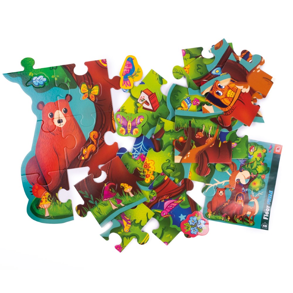 Παζλ Δαπέδου Ζώα του Δάσους