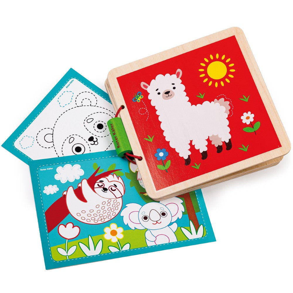 Ξύλινο Βιβλίο σε κουτί Zoo