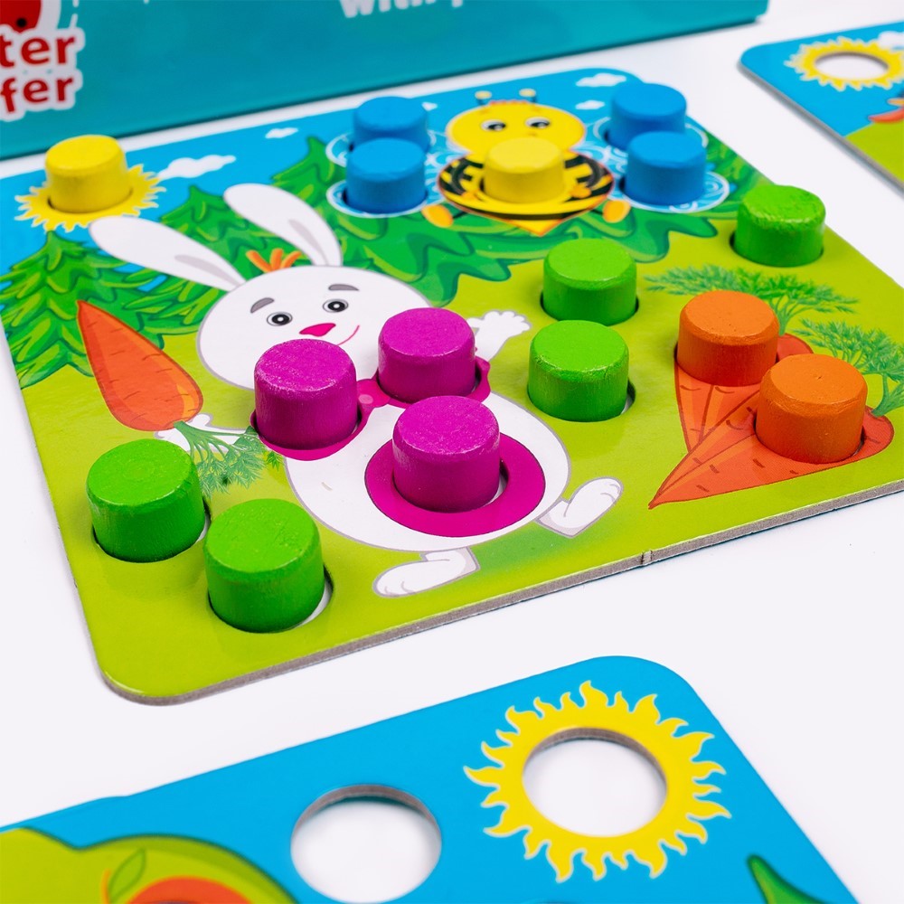 Ξύλινο μωσαϊκό Φάρμα με πουγκί