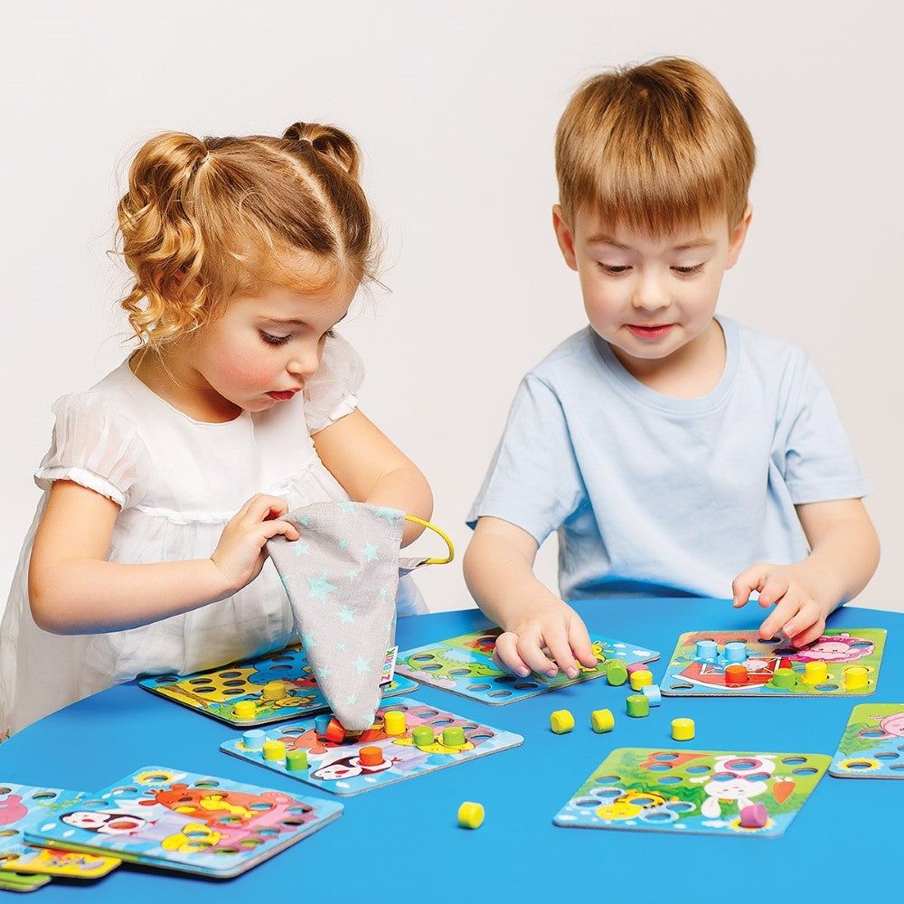 Ξύλινο μωσαϊκό Φάρμα με πουγκί