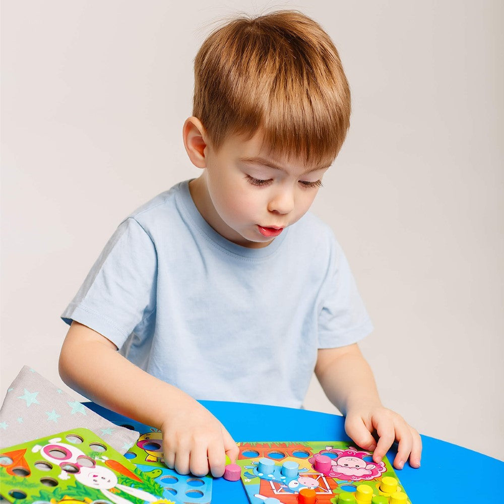 Ξύλινο μωσαϊκό Φάρμα με πουγκί