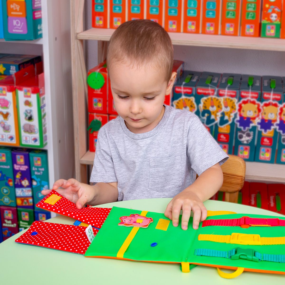 Πάνινο BusyBook Παπάκι