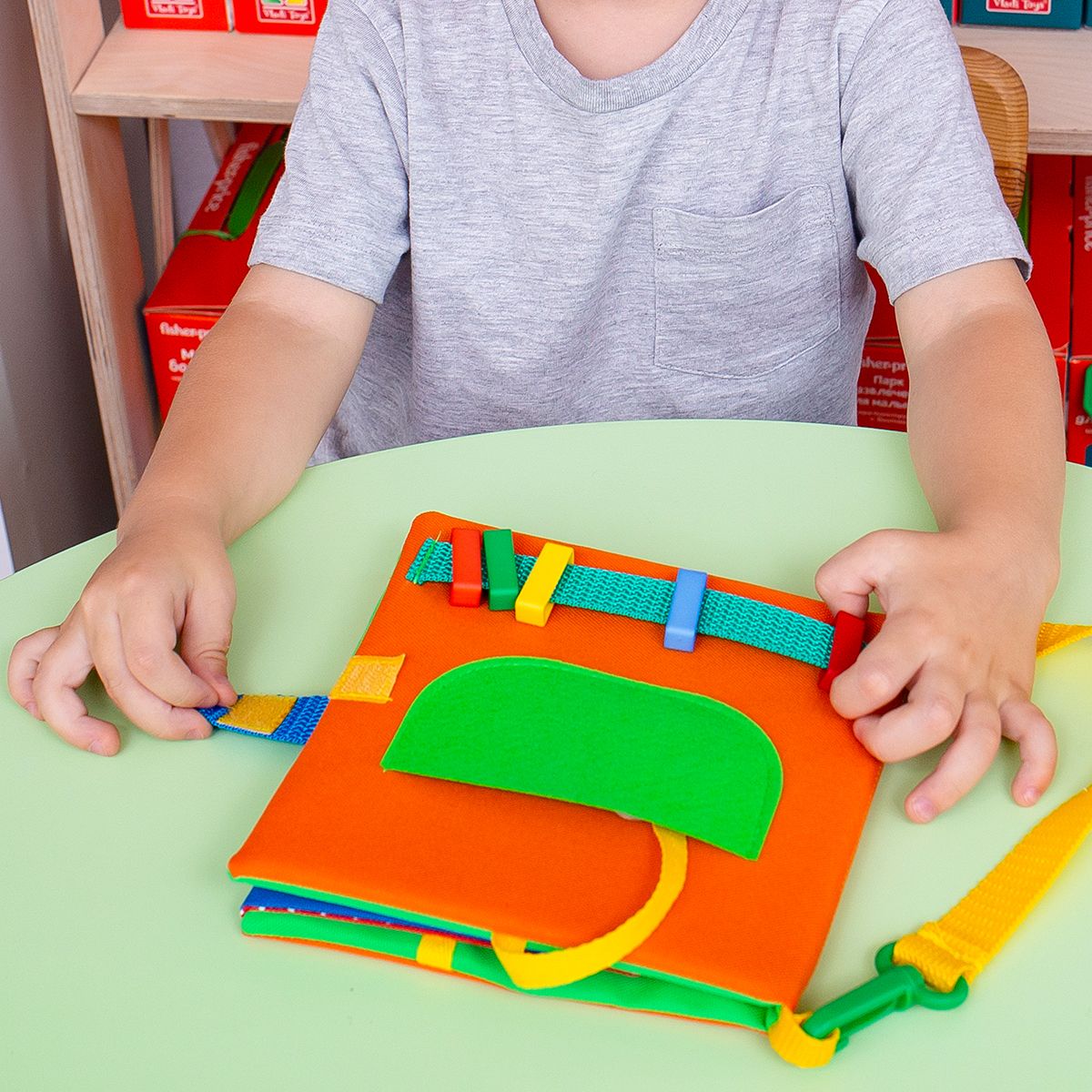 Πάνινο BusyBook Παπάκι