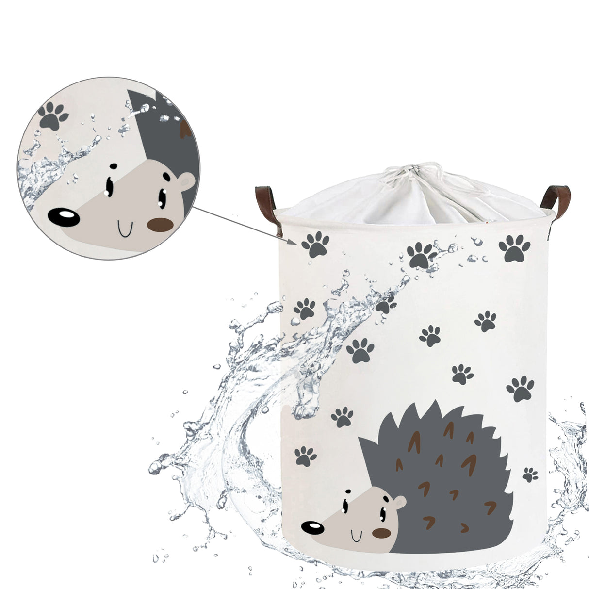 Sipo Πολυχρηστικό Καλάθι Με Κορδόνι Σκαντζόχοιρος 43 L