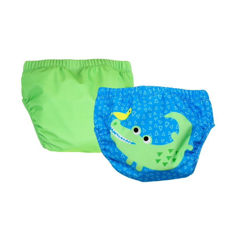 Zoocchini Μαγιώ Πάνα (2pcs Σετ) Alligator
