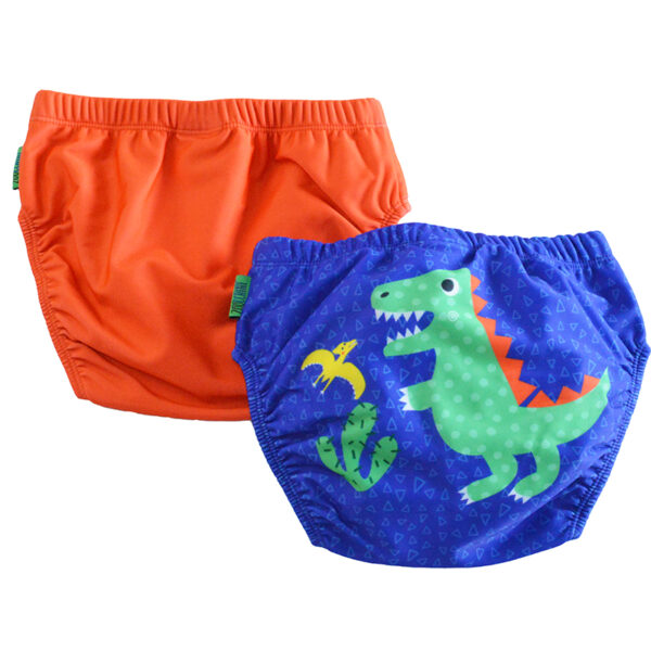 Zoocchini Μαγιώ Πάνα (2pcs Σετ) Dinosaur