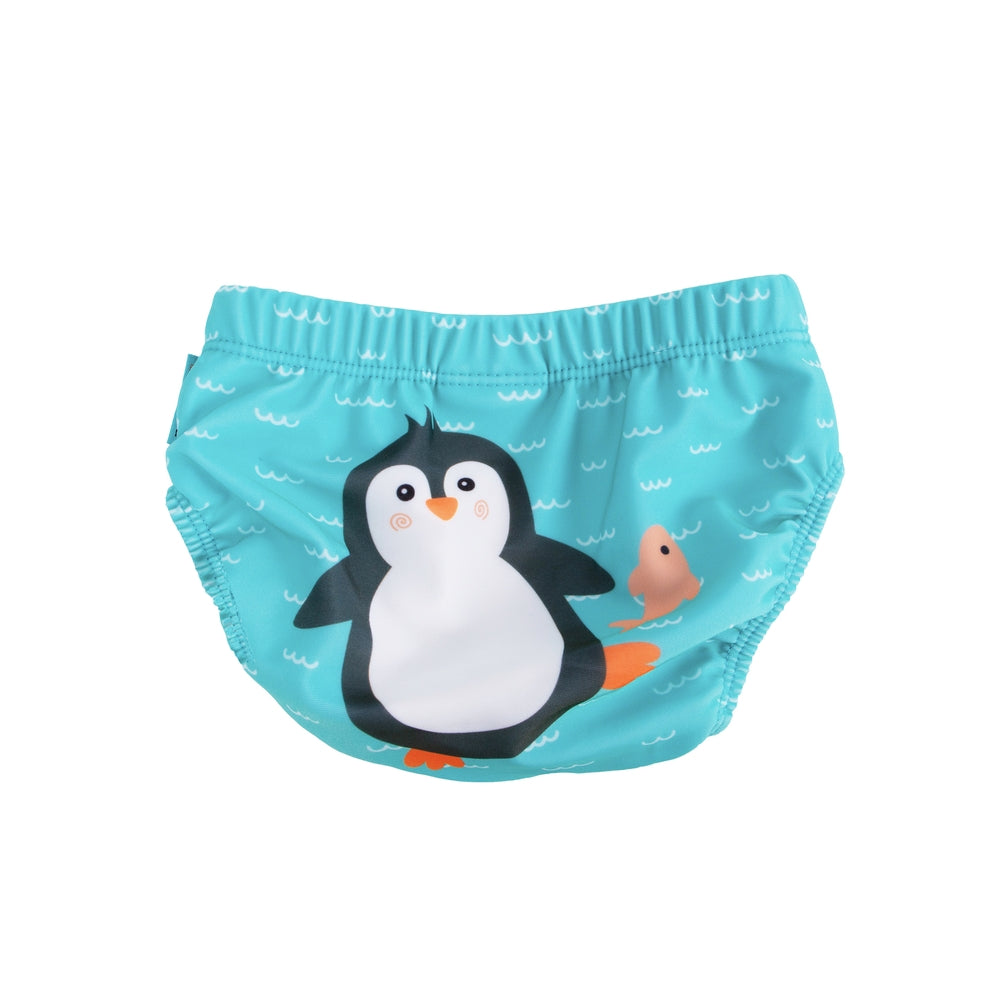 Zoocchini Μαγιώ Πάνα (2pcs Σετ) - Penguin
