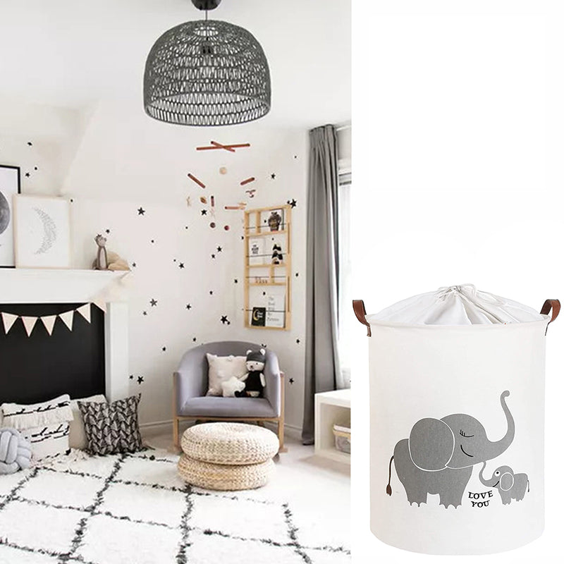 Sipo Πολυχρηστικό Καλάθι με κορδόνι Ελεφαντάκι 43 L