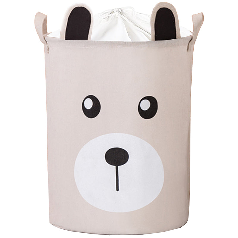 Sipo Πολυχρηστικό Καλάθι με κορδόνι Μπεζ Αρκουδάκι 43 L