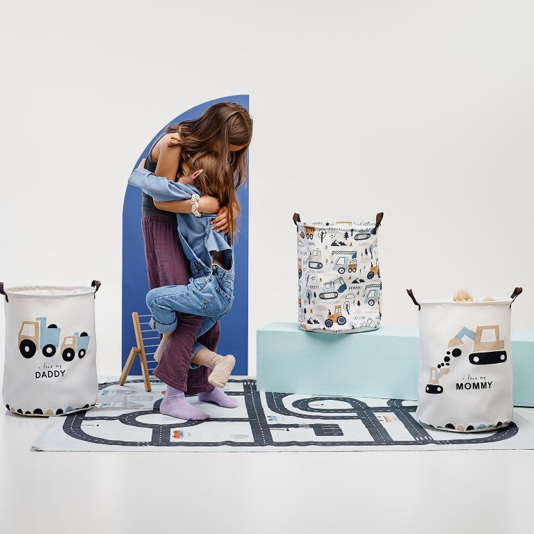 Sipo Πολυχρηστικό Καλάθι με κορδόνι Οχήματα 43 L