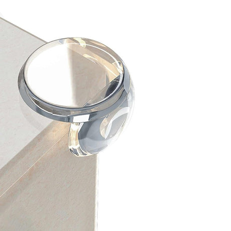 Στρογγυλά προστατευτικά γωνιών Διάφανα 12τμχ