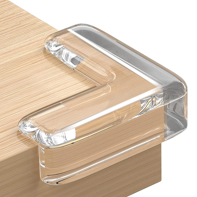 Προστατευτικά γωνιών L-Shape Διάφανα 12τμχ