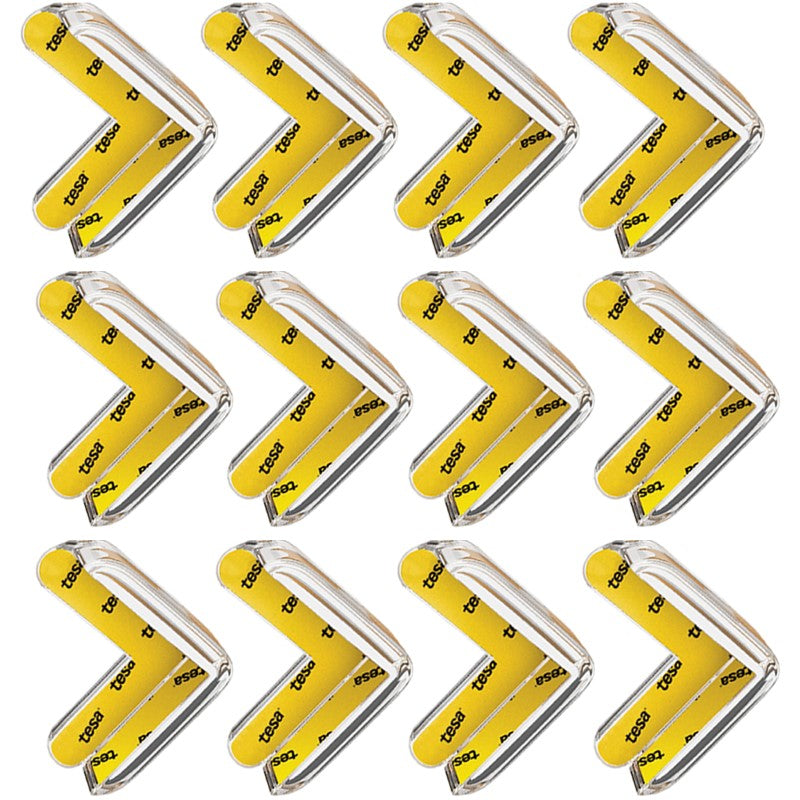 Προστατευτικά γωνιών L-Shape Διάφανα 12τμχ