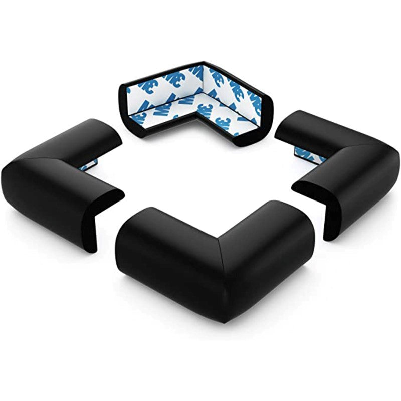 Αφρώδη προστατευτικά για γωνίες Μαύρο 4τμχ