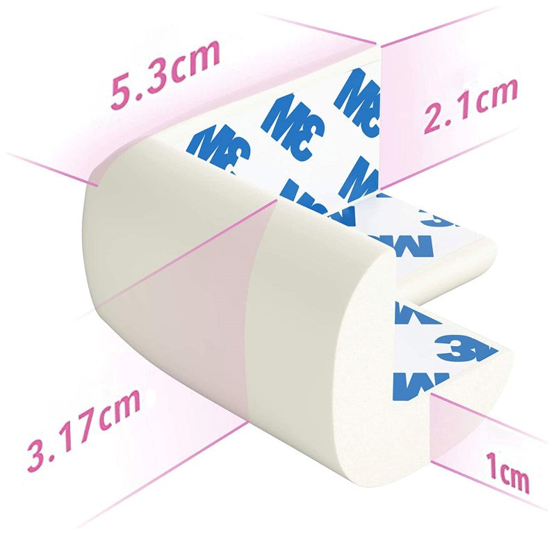 Αφρώδη προστατευτικά για γωνίες Λευκό 4τμχ