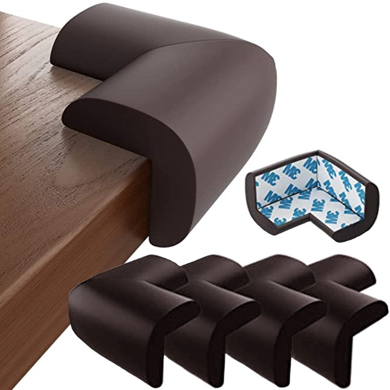 Αφρώδη προστατευτικά για γωνίες Καφέ 4τμχ