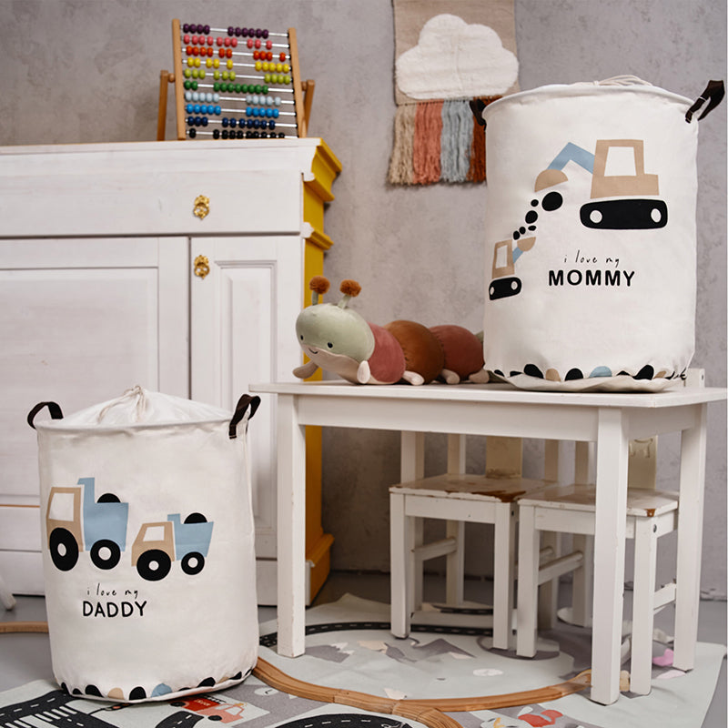 Sipo Πολυχρηστικό Καλάθι με κορδόνι Μπουλντόζα 43 L