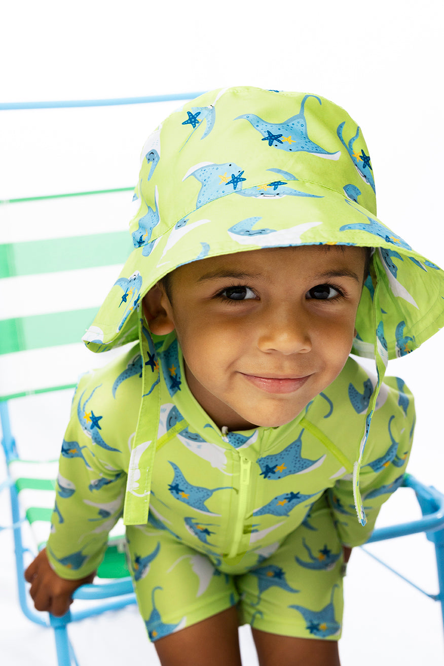 Zoocchini Cape Sunhat UPF50 Devin the Dinosaur And Friends