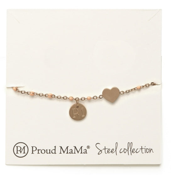 Proud MaMa Βραχιόλι Steel με σχέδια