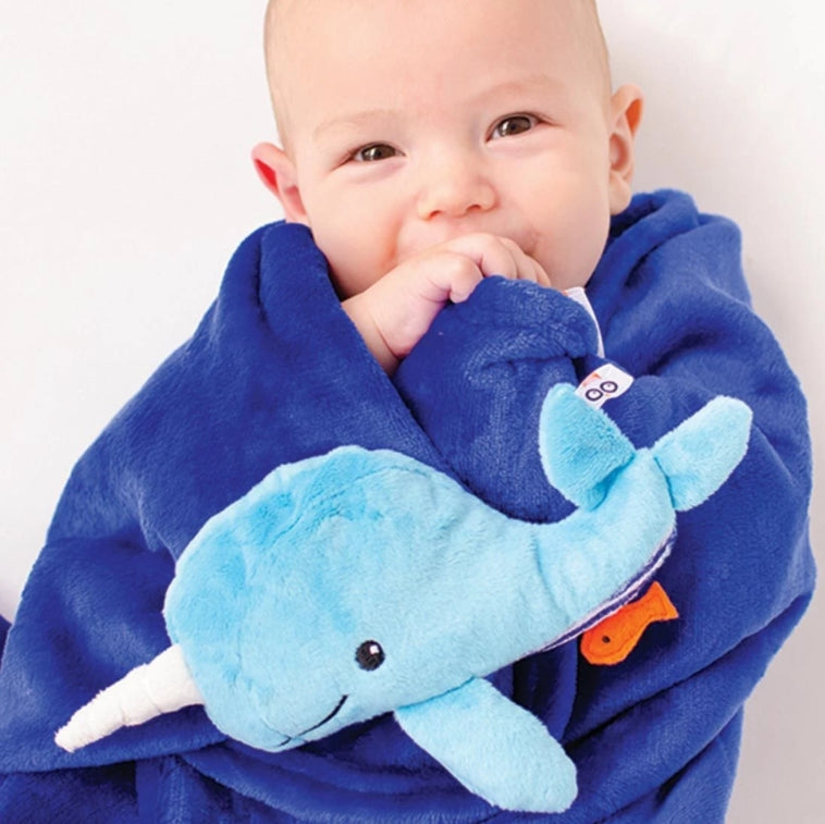 Zoocchini Stroller Blanket Whale Buddy