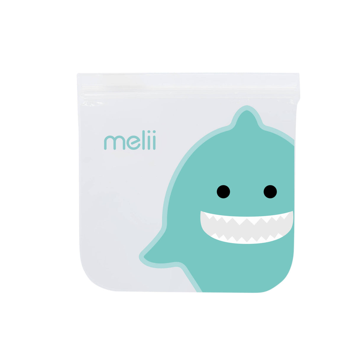 Melii - Επαναχρησιμοποιούμενα Τσαντάκια για σνακ 2 Bulldog + 2 Shark