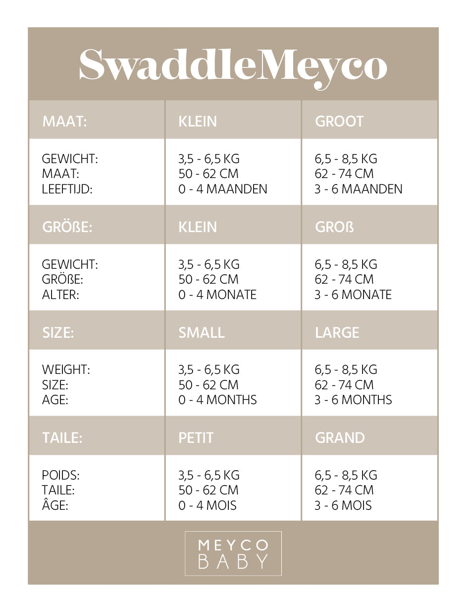 Meyco Swaddle Ροζ 0-3 μηνών